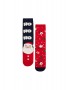 Χριστουγεννιάτικες Ανδρικές  Κάλτσες 2 τεμ. Ysabel Mora Y22893 με σχέδια, ΚΟΚΚΙΝΗ-ΜΠΛΕ